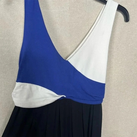 Anthropologie Maeve Elysian Color Block V-Neck Maxi Dress Size XS Sleeveless - Picture 3 of 11